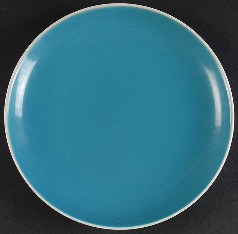 Max Teal Salad Plate by Crate & Barrel-1