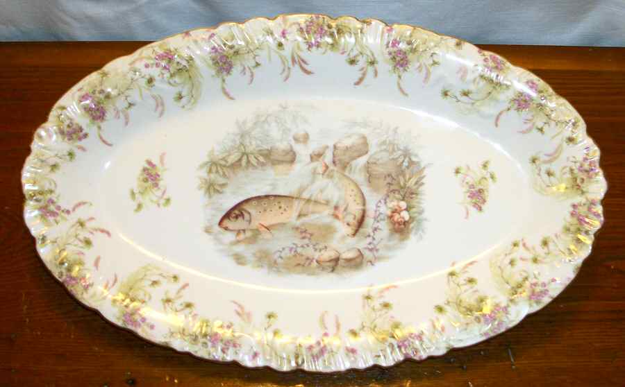 CIM136 18" Fish Platter by Crown Imperial-1