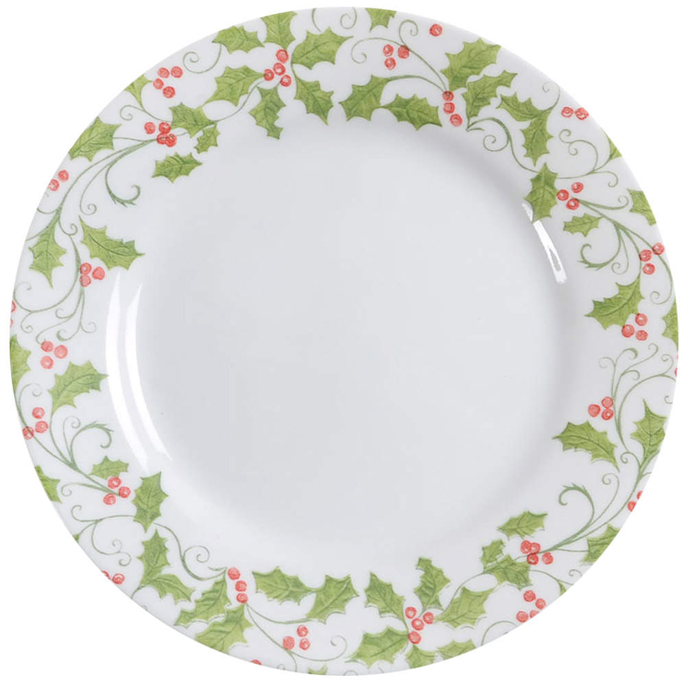 Evergreen Rose Luncheon/Salad Plate by Corning Corelle-1
