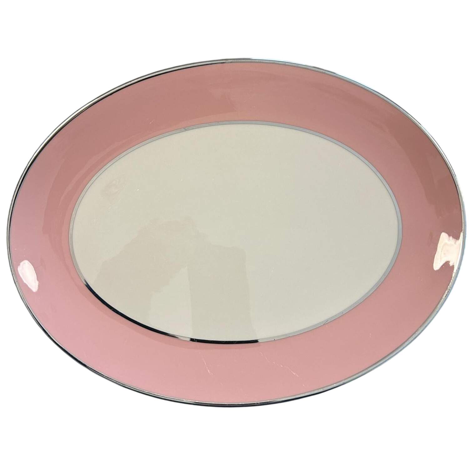 CS13 14" Oval Serving Platter by Carole Stupell-1
