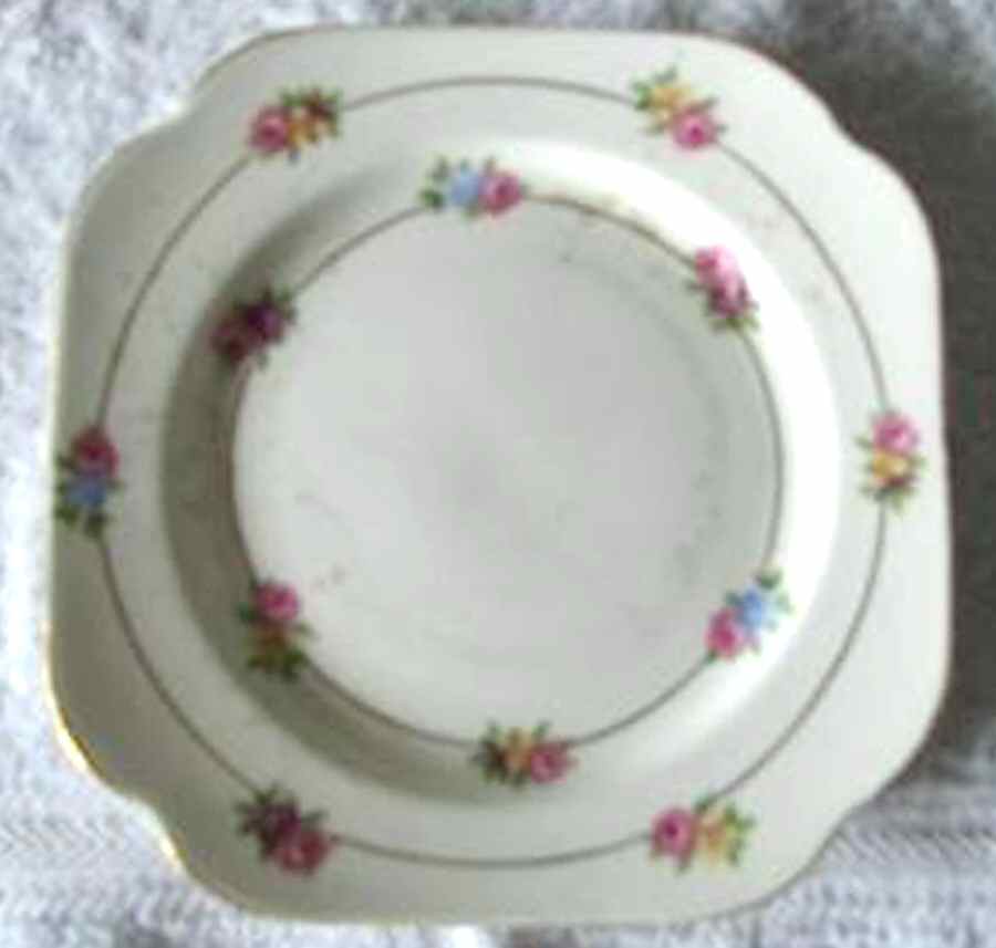 4666 Square Salad Plate by Colclough-1