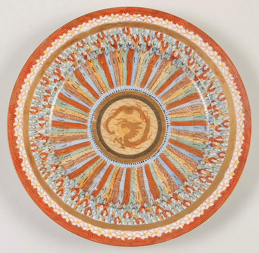 Thousand Faces Dinner Plate by Japan-1