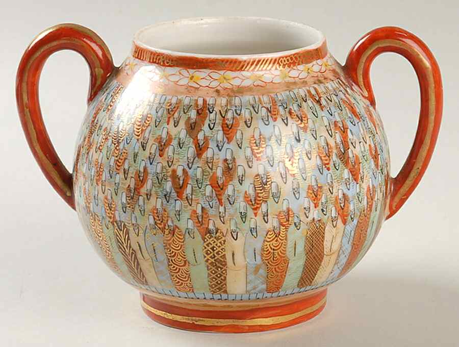 Thousand Faces Sugar Bowl No Lid by Japan-1