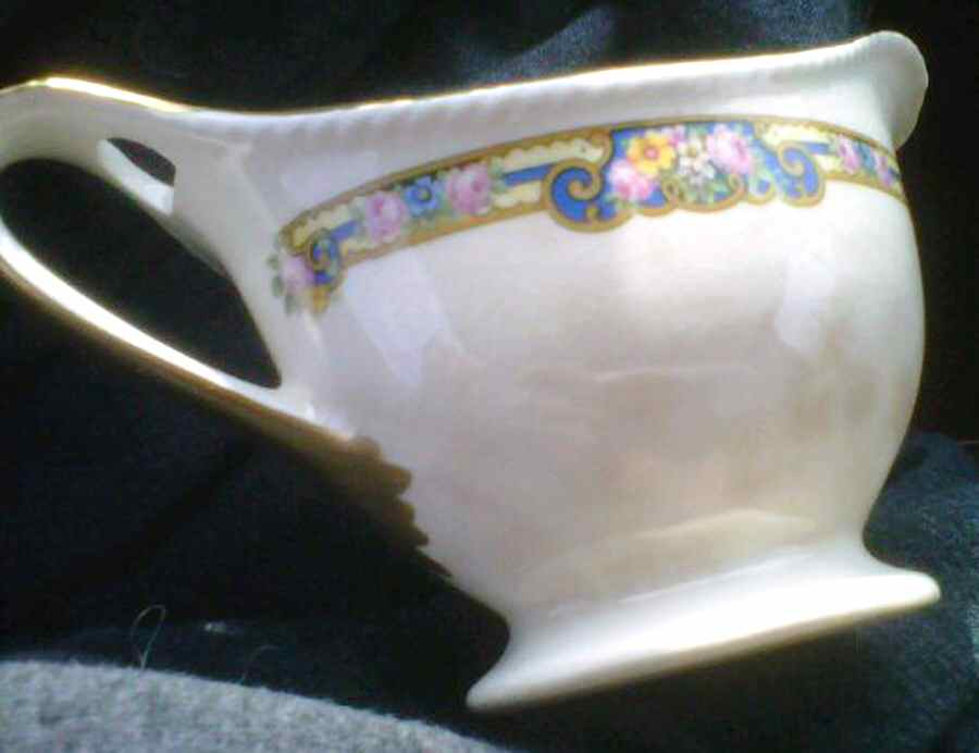 35067 Creamer by Crown Ivory-1