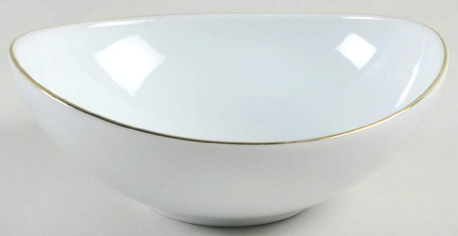 Grand Buffet Gold (Fine Line) 5" Oval Bowl by Charter Club-1