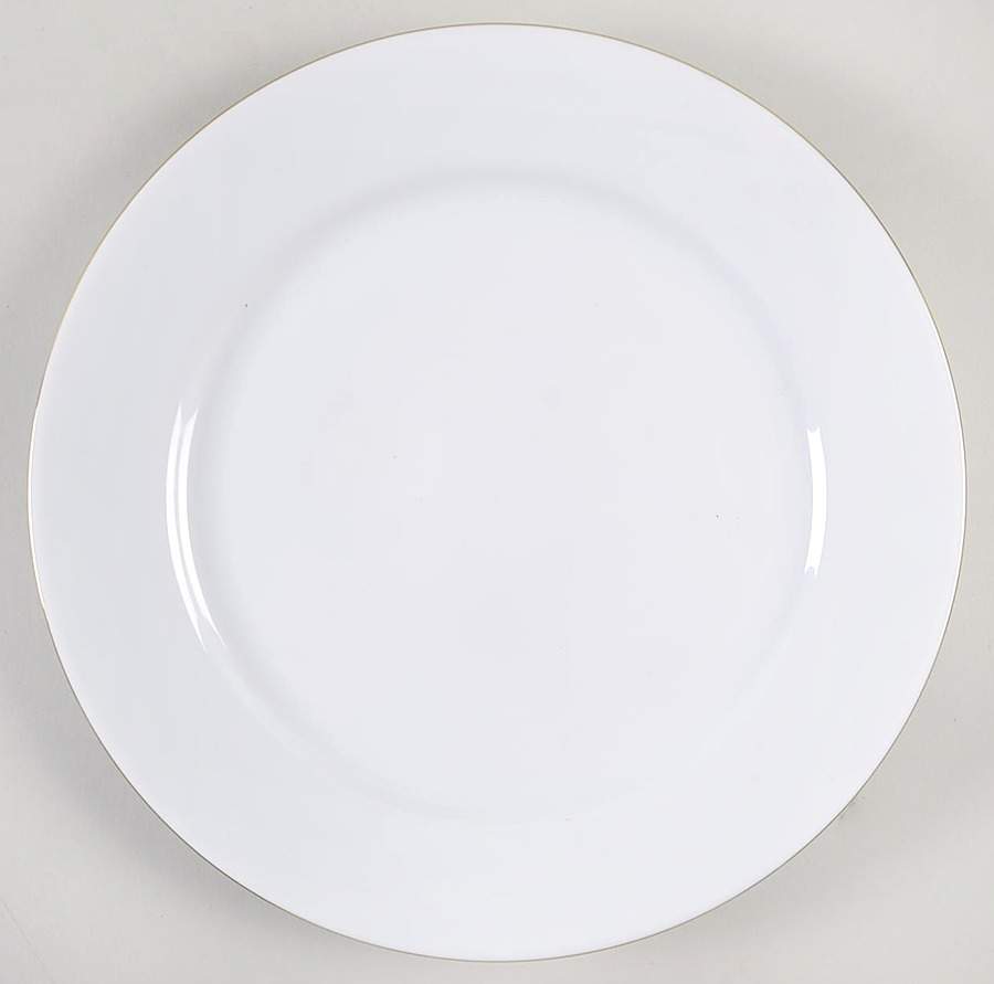 Grand Buffet Gold (Fine Line) Dinner Plate by Charter Club-1