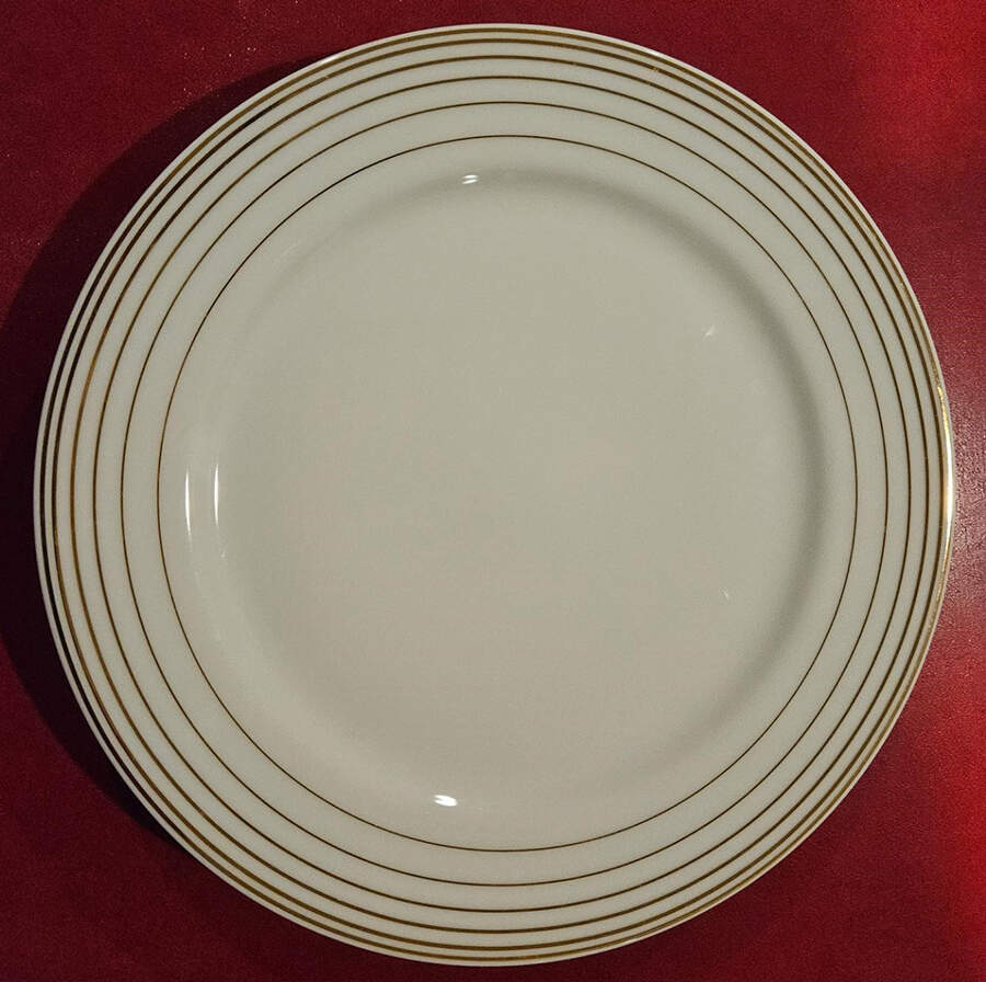 Infinity Gold Dinner Plate by Charter Club-1
