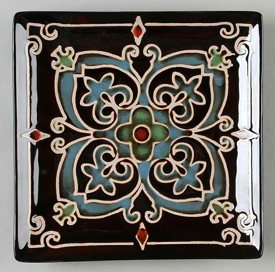 Medallion Reactive Salad Plate by The Cellar (China)-1