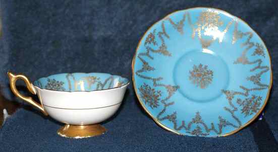 10130b Footed Cup & Saucer Set by Coalport-1