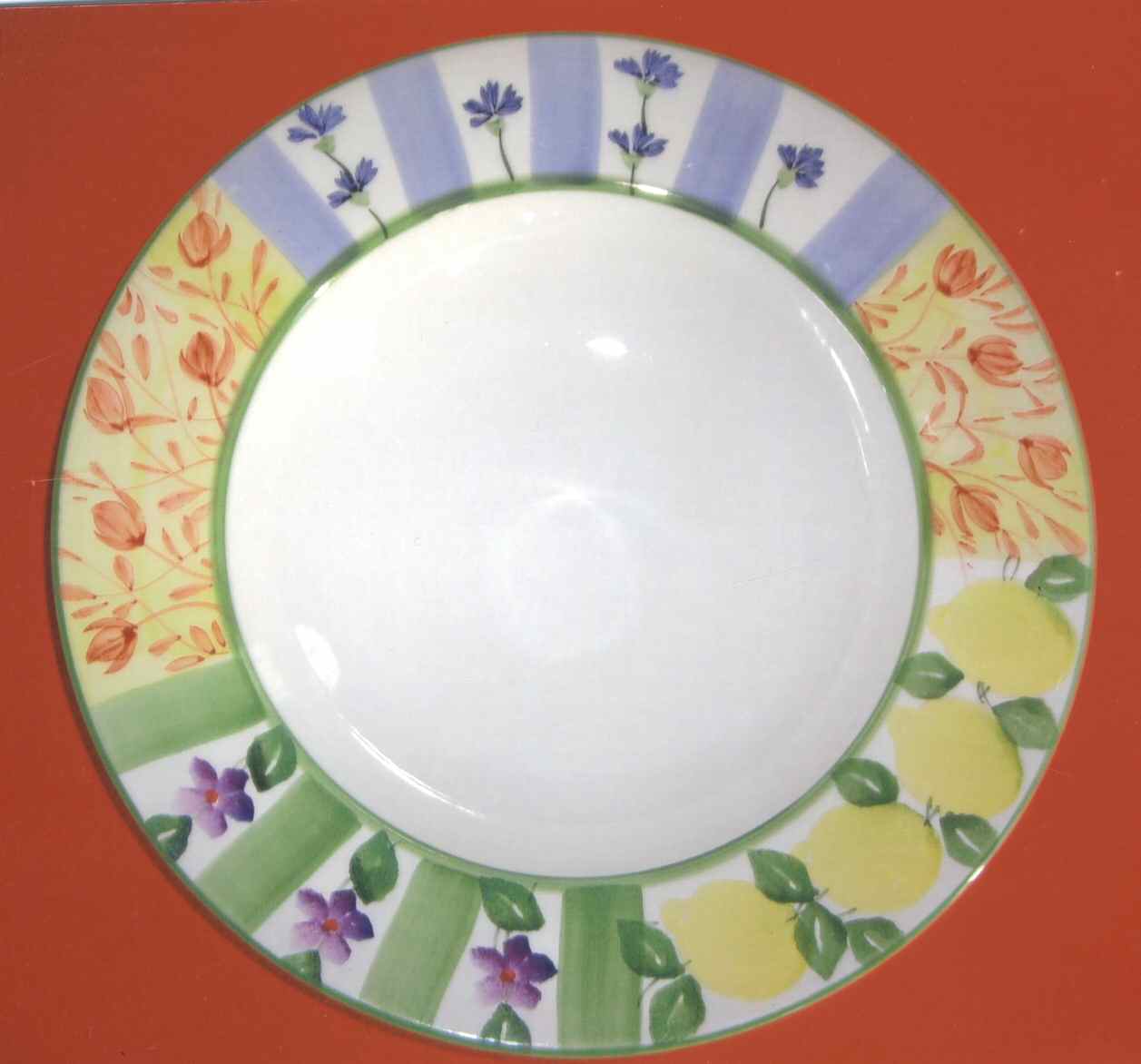 Patchwork 11" Large Salad Serving Bowl by Crate & Barrel-1