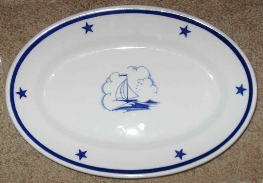 ROJ329 12" Oval Serving Platter by Royal Jackson-1