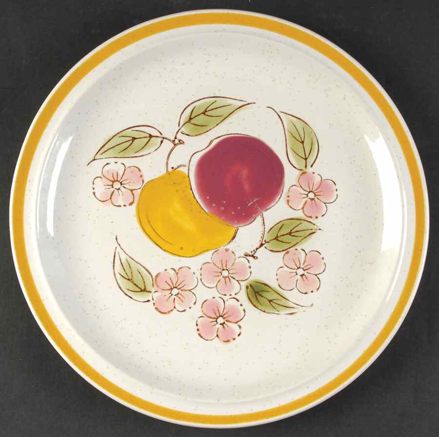 Apple Blossom Dinner Plate by Charmcraft-1