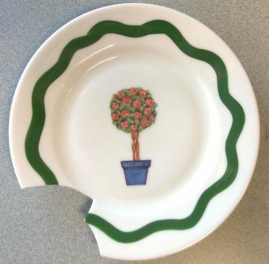 Topiary Salad Plate by Chastagner & Cie-1