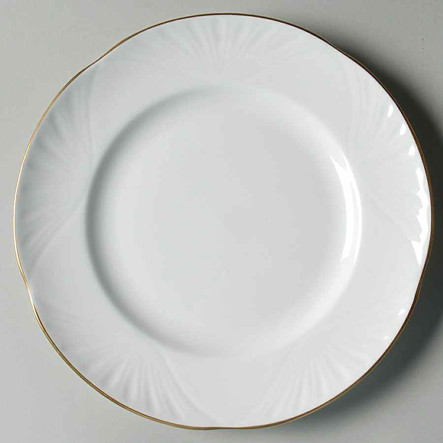 Petite Gold Salad Plate by Crown Staffordshire-1
