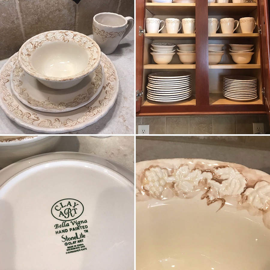 Bella Vigna Soup/Cereal Bowl by Clay Art-1