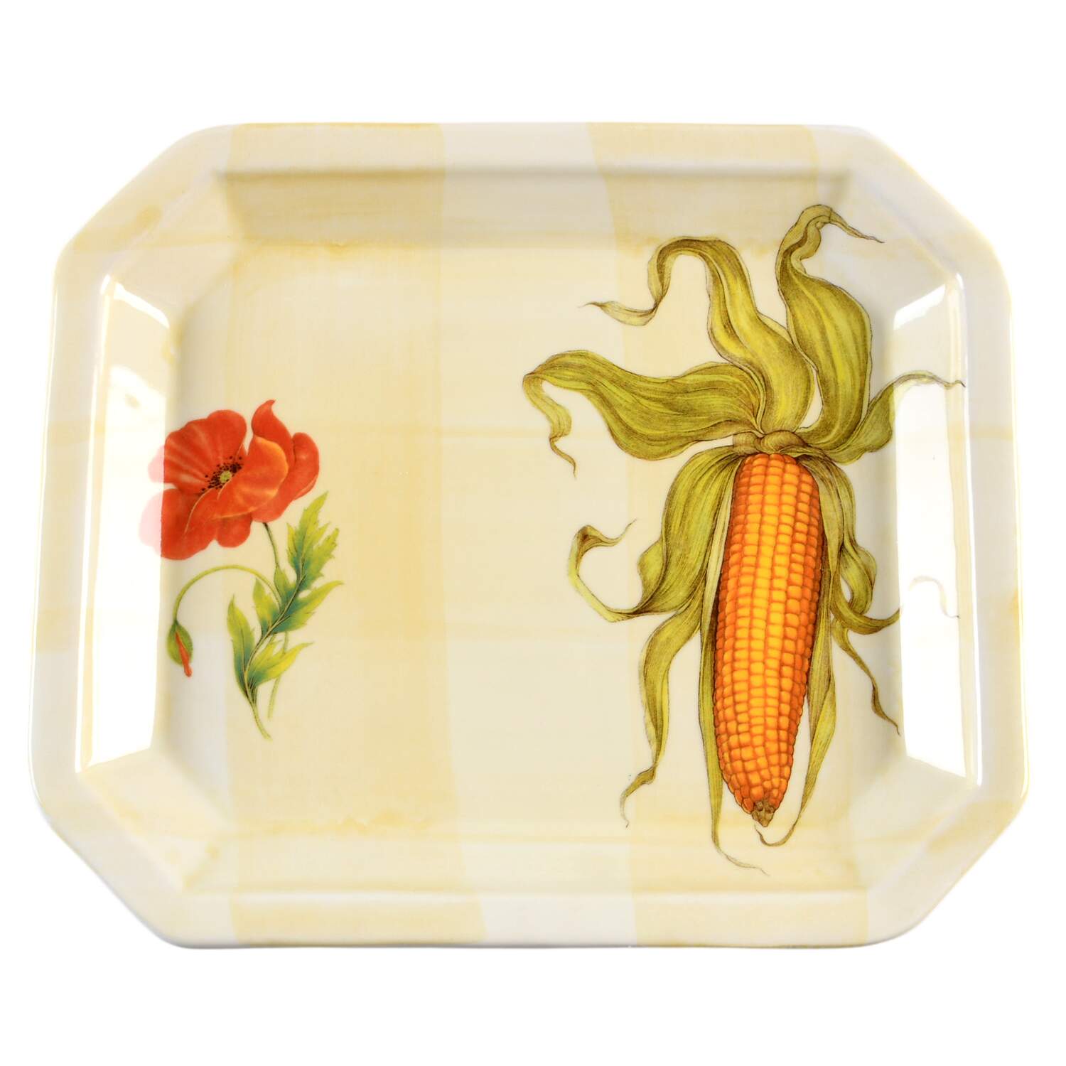 CXQ10 10" Octagonal Serving Platter by Ceramica Due Torri-1