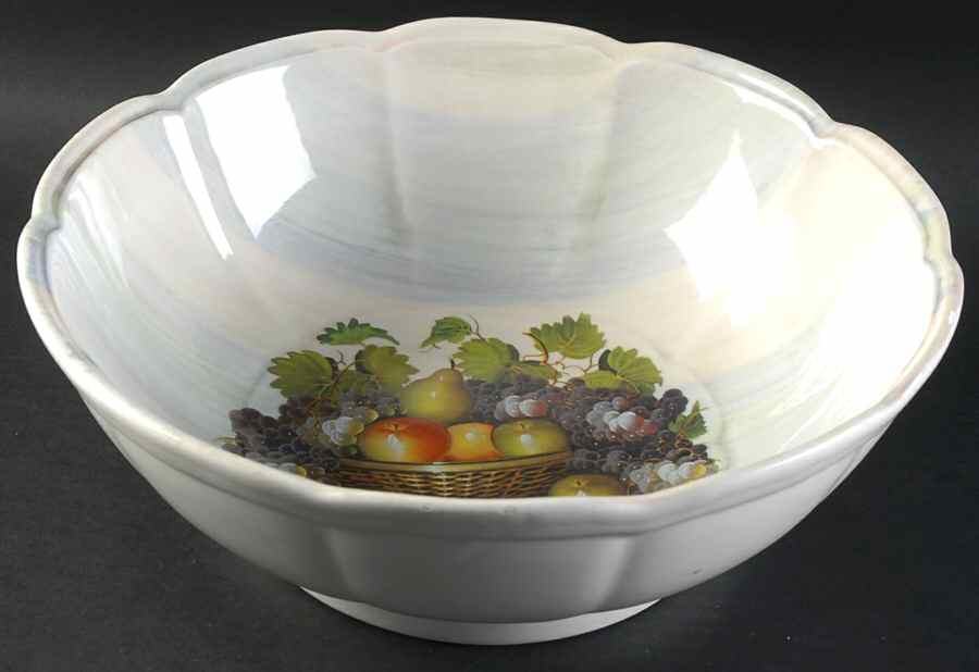 CXQ10 12" Large Salad Serving Bowl by Ceramica Due Torri-1