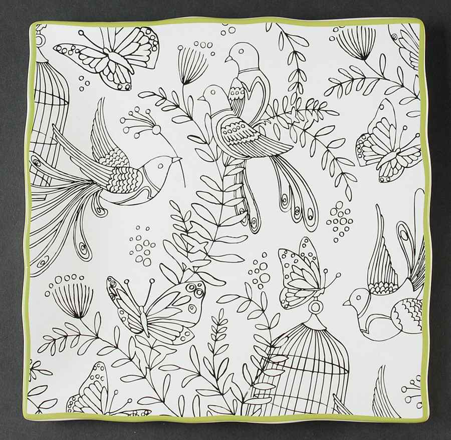 Bird Cage Dinner Plate by Cynthia Rowley-1