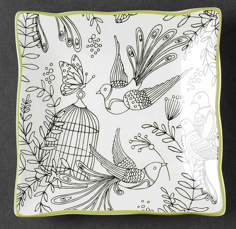 Bird Cage Appetizer Plate by Cynthia Rowley-1