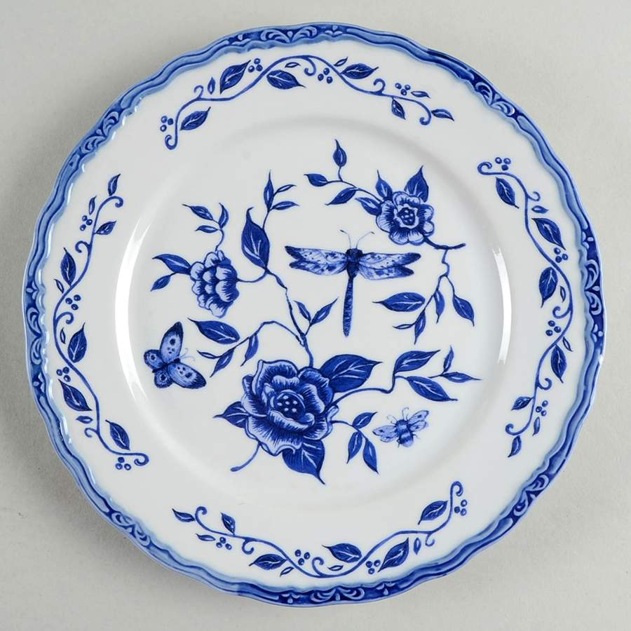 Blue Bliss Salad Plate by Cracker Barrel-1
