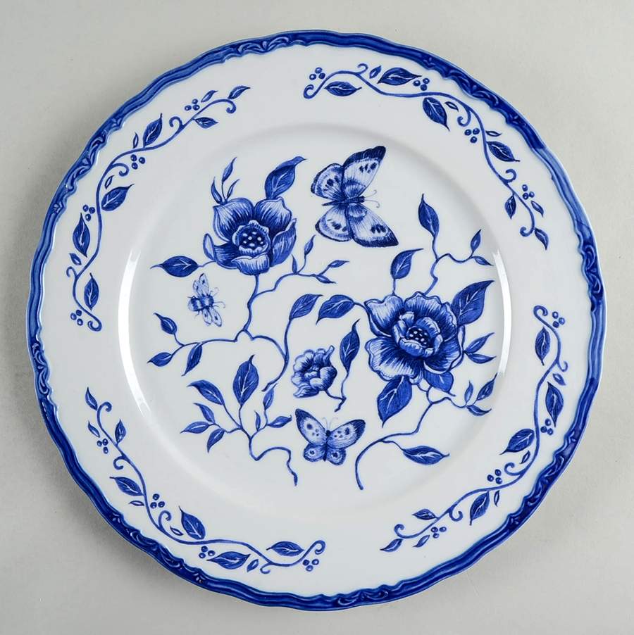 Blue Bliss Dinner Plate by Cracker Barrel-1