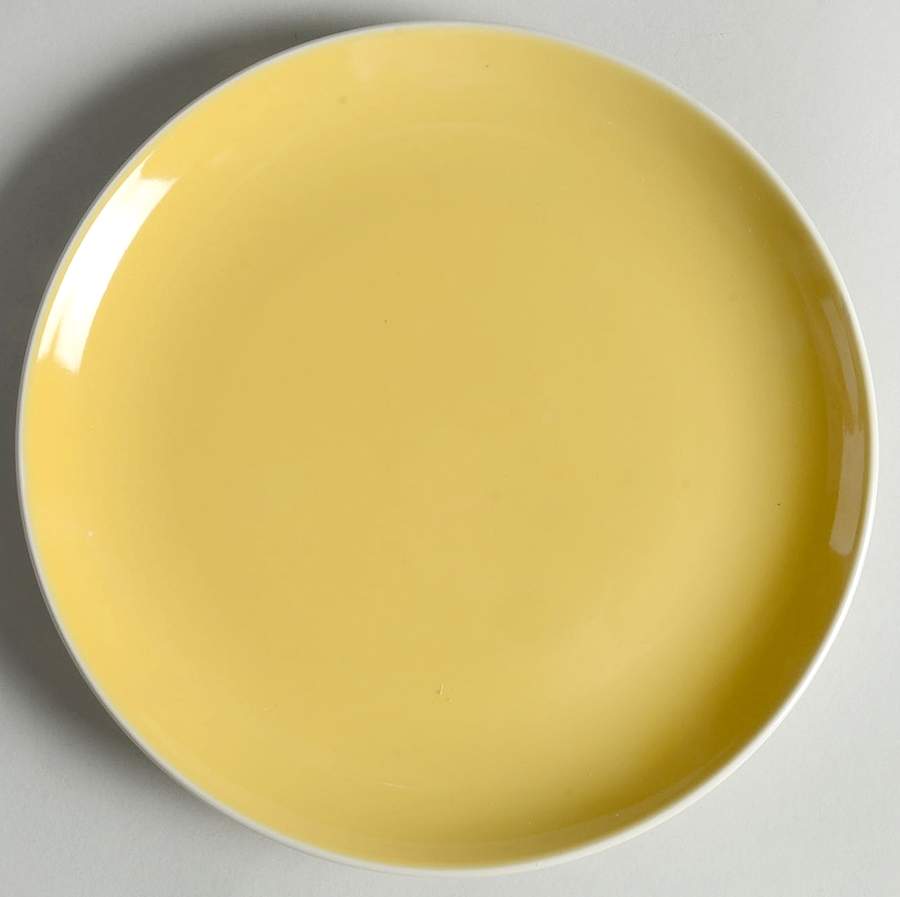 Max Yellow Salad Plate by Crate & Barrel-1