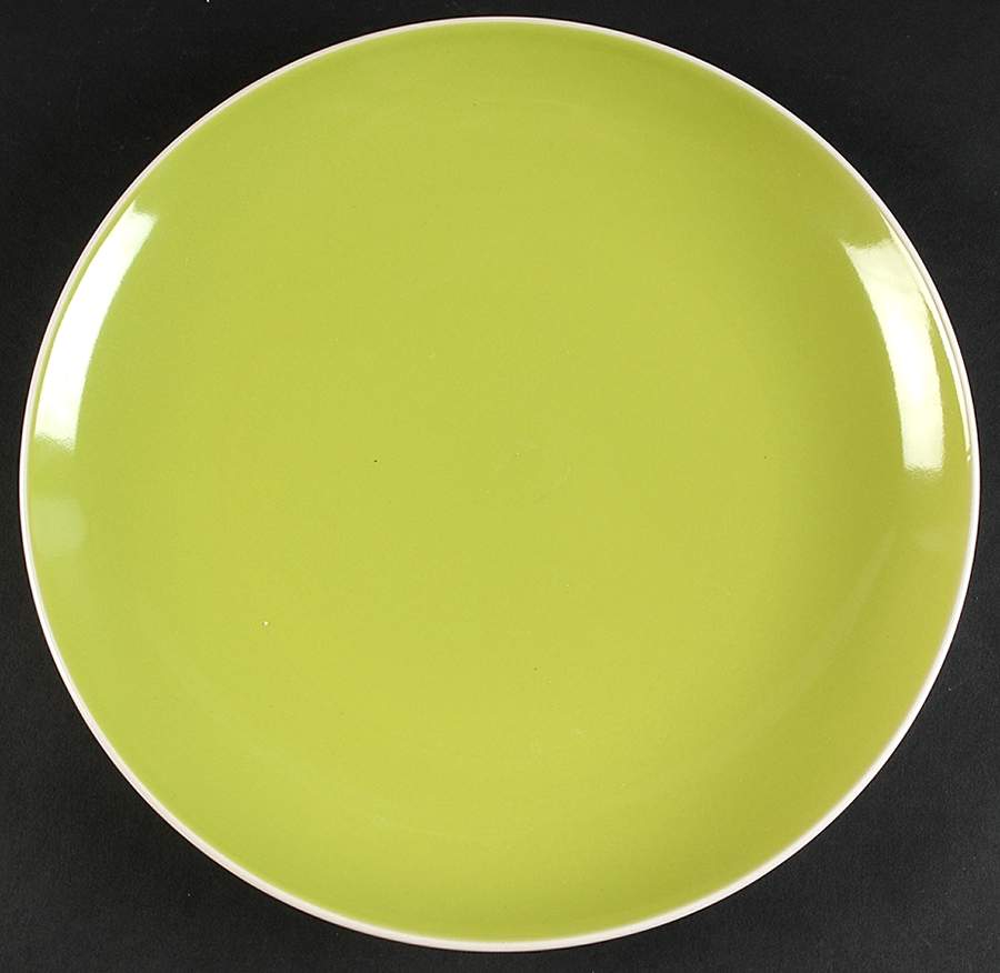 Max Green Dinner Plate by Crate & Barrel-1