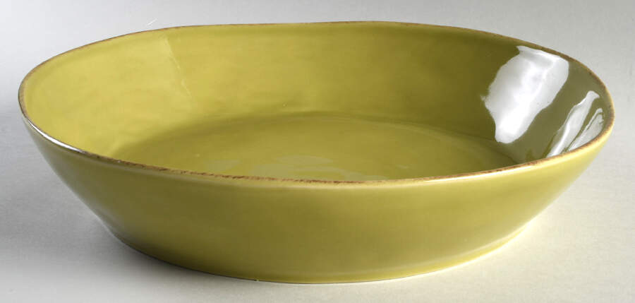 Marin Green 13" Pasta Serving Bowl by Crate & Barrel-1