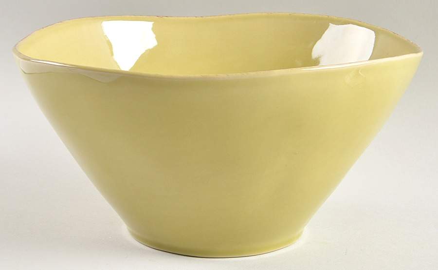 Marin Green 10" Round Vegetable Bowl by Crate & Barrel-1