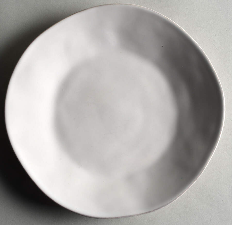 Marin White Salad Plate by Crate & Barrel-1