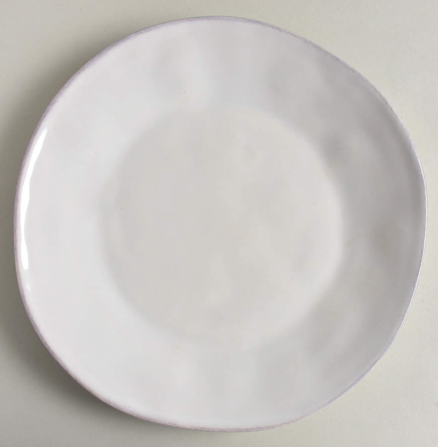 Marin White Dinner Plate by Crate & Barrel-1