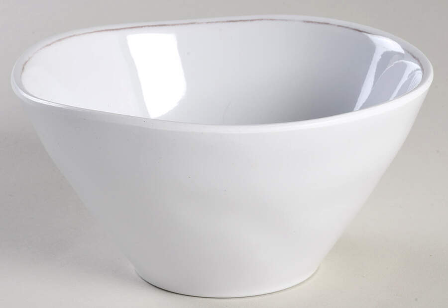 Marin White 6" Melamine All Purpose Bowl by Crate & Barrel-1