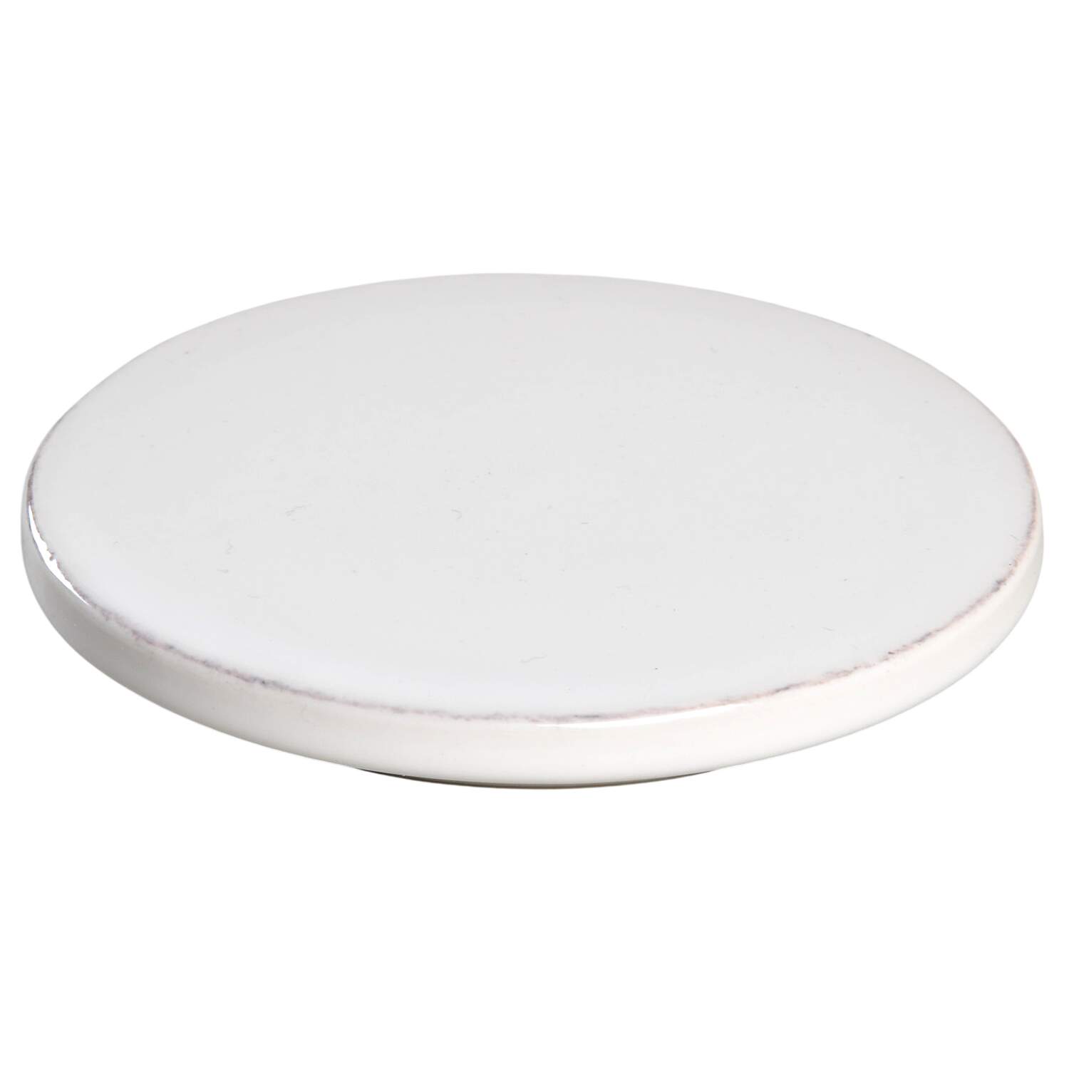 Marin White Lid for Salt Or Pepper Cellar by Crate & Barrel-1