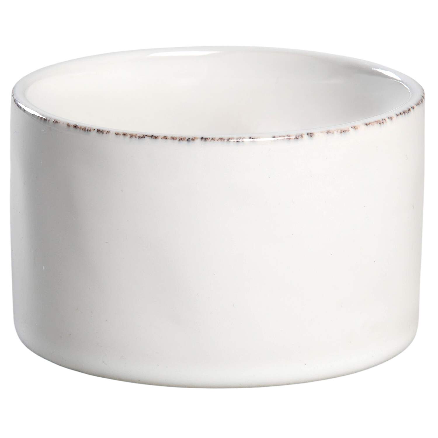 Marin White Salt Cellar No Lid by Crate & Barrel-1