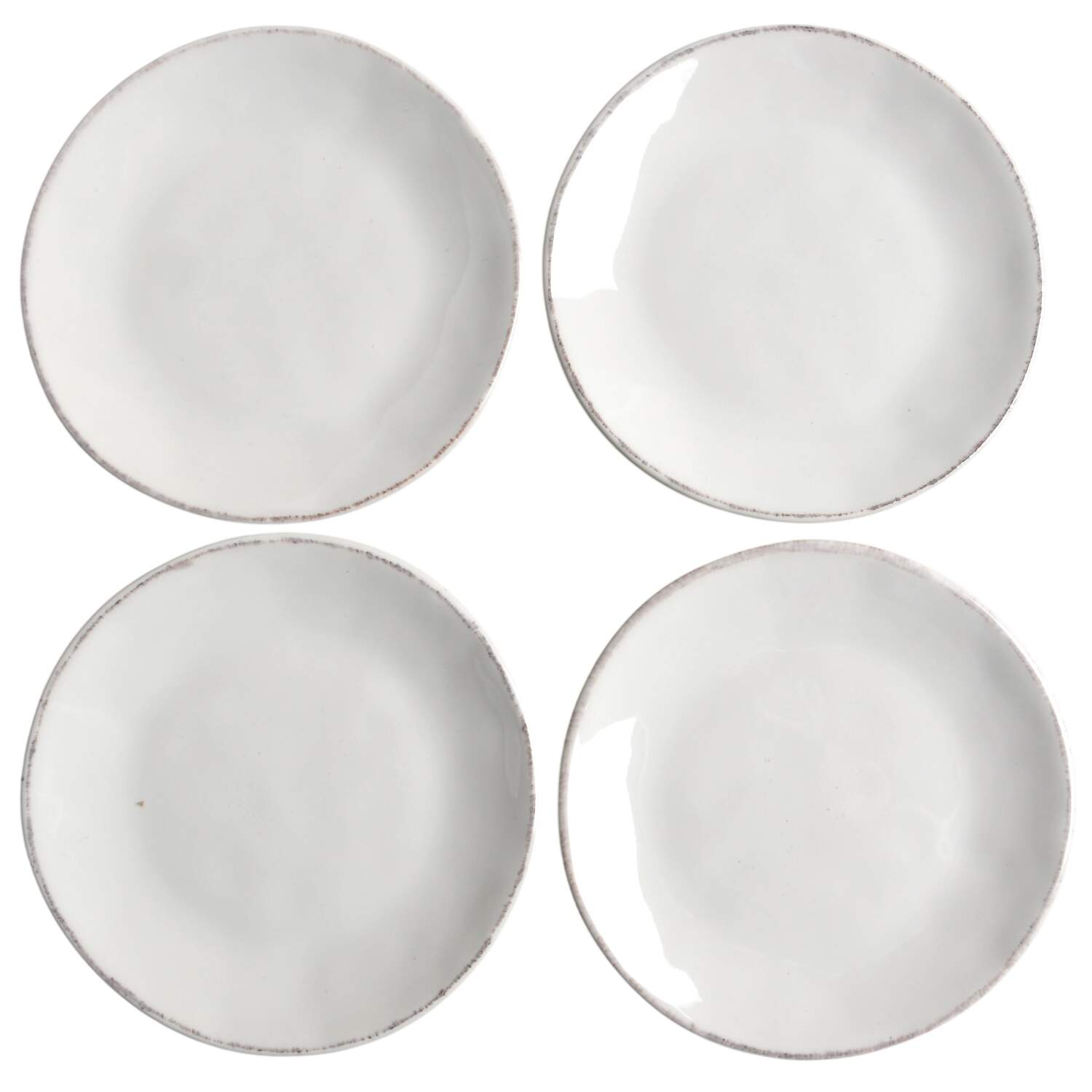 Marin White Coaster - Set of 4 by Crate & Barrel-1