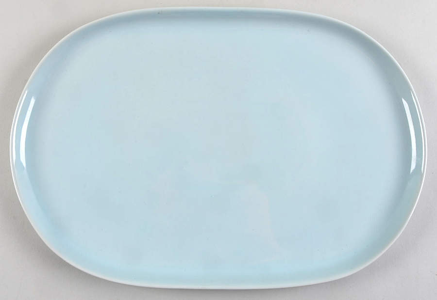 Camden Sky 16" Oval Serving Platter by Crate & Barrel-1