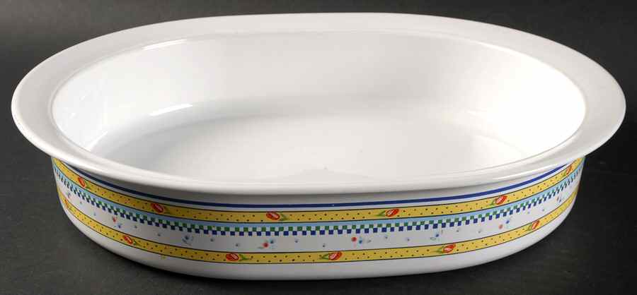 COR201 2 Quart Oval Covered Casserole No Lid by Corning Corelle-1