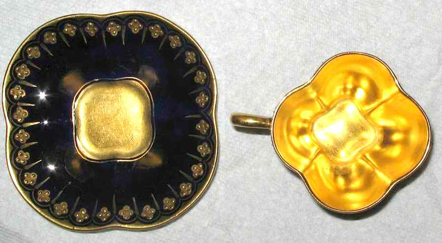 7201 Flat Demitasse Cup & Saucer Set by Coalport-1
