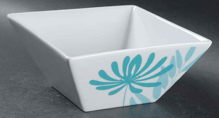 Garden (Square) Soup/Cereal Bowl by The Cellar (China)-1