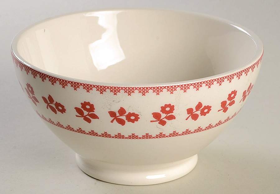Belgian Rose Soup/Cereal Bowl by Country Living-1