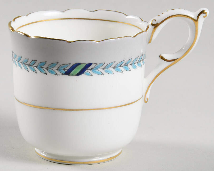 President, The (Scalloped) Footed Demitasse Cup by Coalport-1