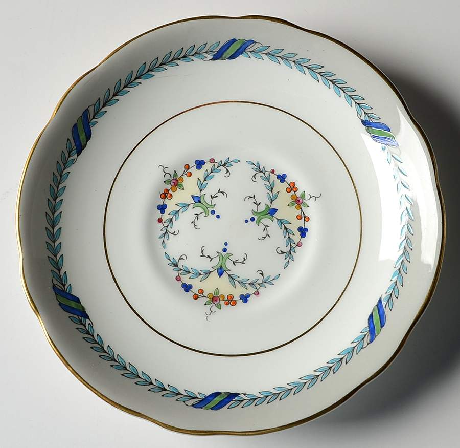 President, The (Scalloped) Saucer by Coalport-1