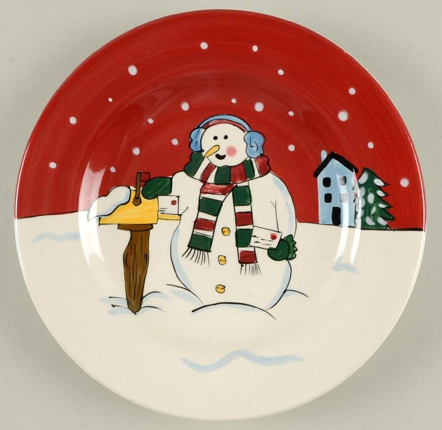 Snow Creek Salad Plate by Canterbury Potteries-1