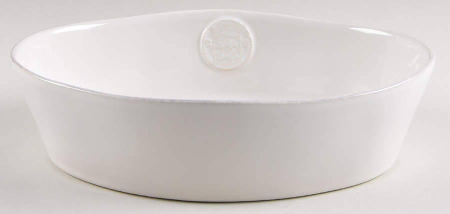 Forum White 10" Oval Baker by Casafina-1