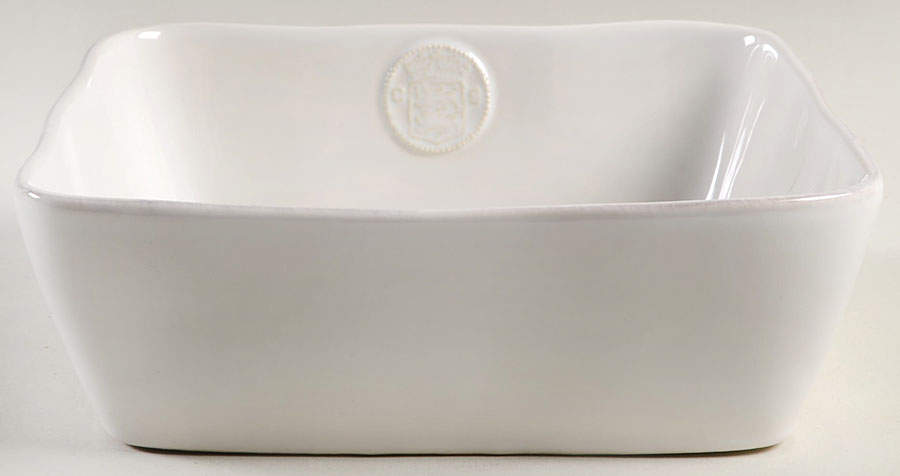 Forum White 9" Square Baker by Casafina-1