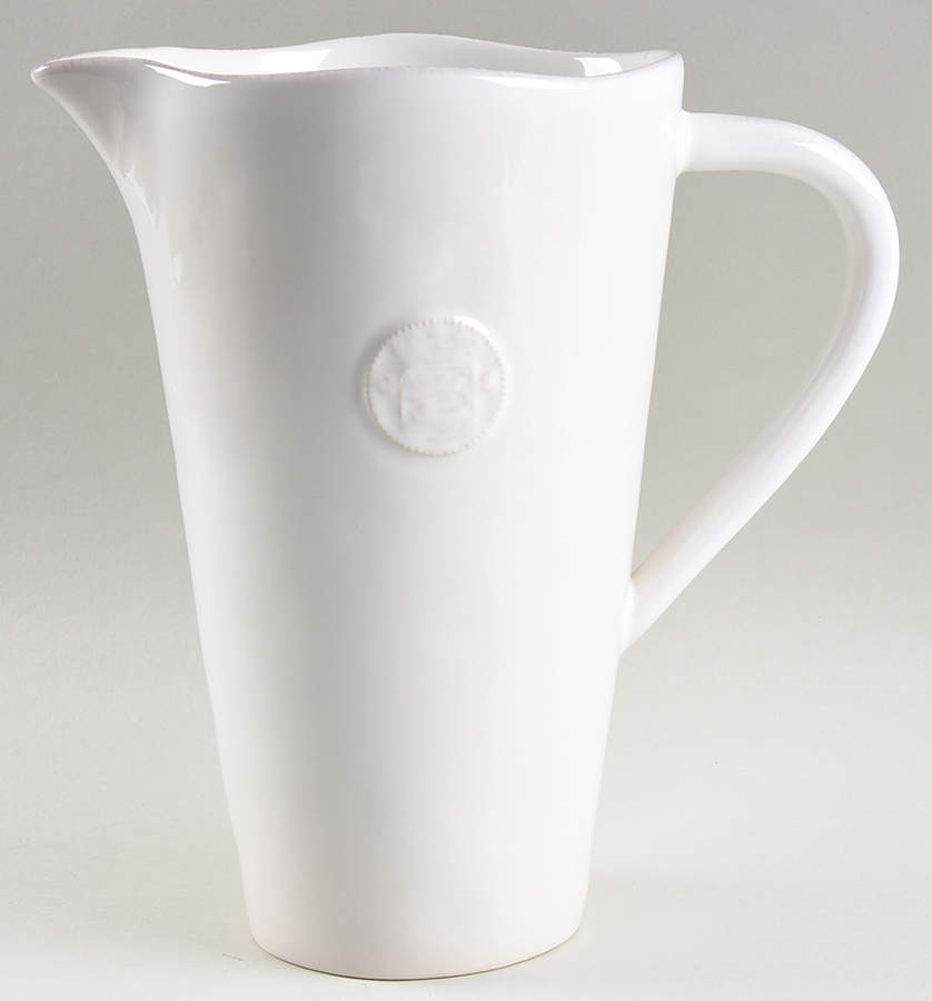 Forum White 64 Oz Pitcher by Casafina-1