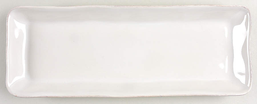 Forum White 14" Rectangular Tray by Casafina-1