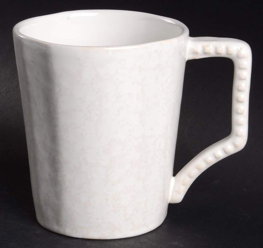 Prado White Beige Mug by Casafina-1