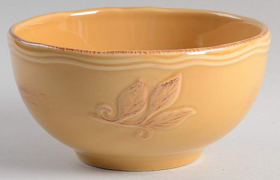 Montauk Amber Gold Coupe Cereal Bowl by Canterbury Potteries-1