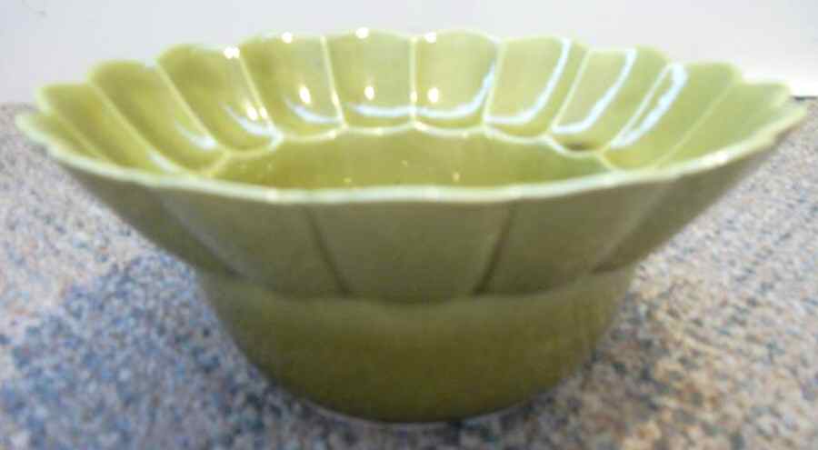 C614 Fruit/Dessert (Sauce) Bowl by California USA Pottery-1